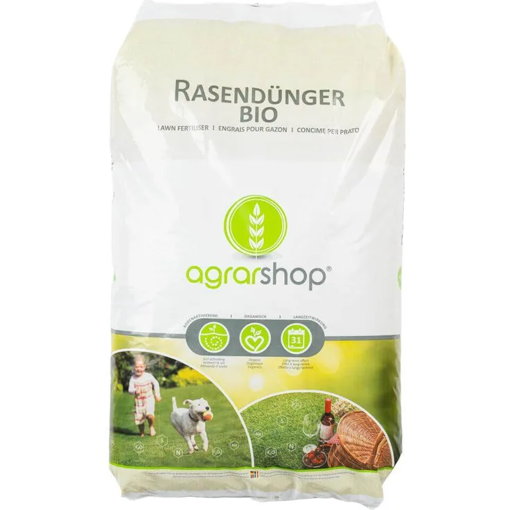 Agrarshop Rasendünger Bio, 25 kg