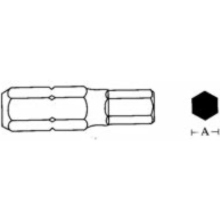JONNESWAY IMBUS BIT 8 x 75mm Hex. 10mm