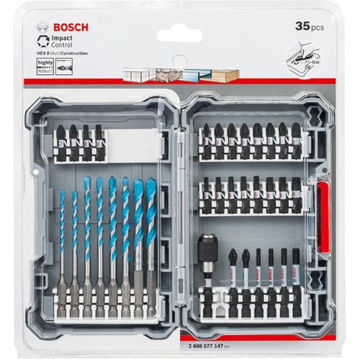 Bosch Professional Impact Control Multi Construction Bohrer- und Schrauberbit-Set, 35-teilig – Bild 2