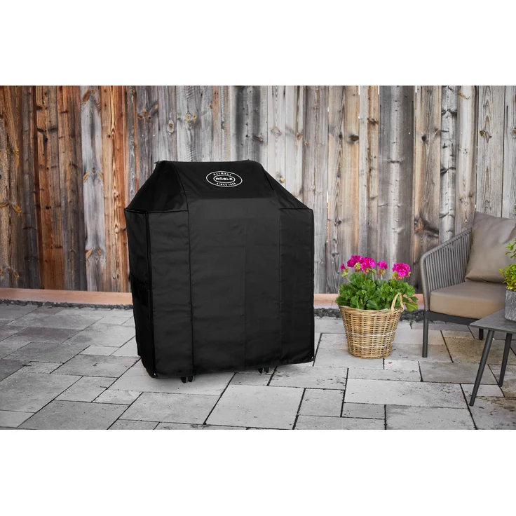 RÖSLE Abdeckhaube BBQ-Station VIDERO G4/G4-S, Hochwertige Schützhülle aus 100% Polyester mit PU-Beschichtung, praktischer Reißverschluss, wetterfeste Abdeckung – Bild 6