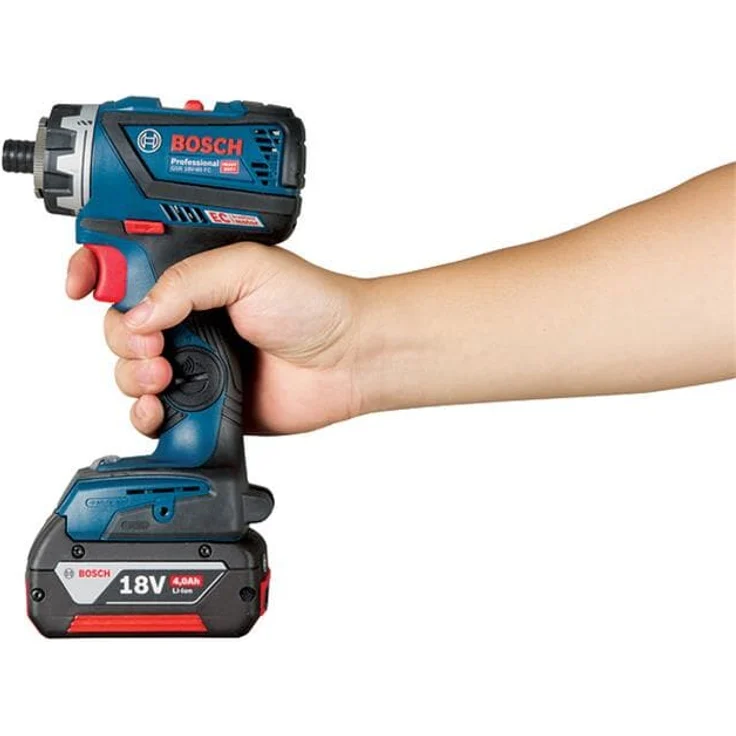 Bosch Professional 18V System Akku Bohrschrauber GSR 18V-60 FC (Flexi Click, Metallbohrfutteraufsatz, max. Drehmoment: 60Nm, max. Schrauben-D: 10mm, Connect Ready, ohne Akkus und Ladegerät, in L-Boxx) – Bild 3