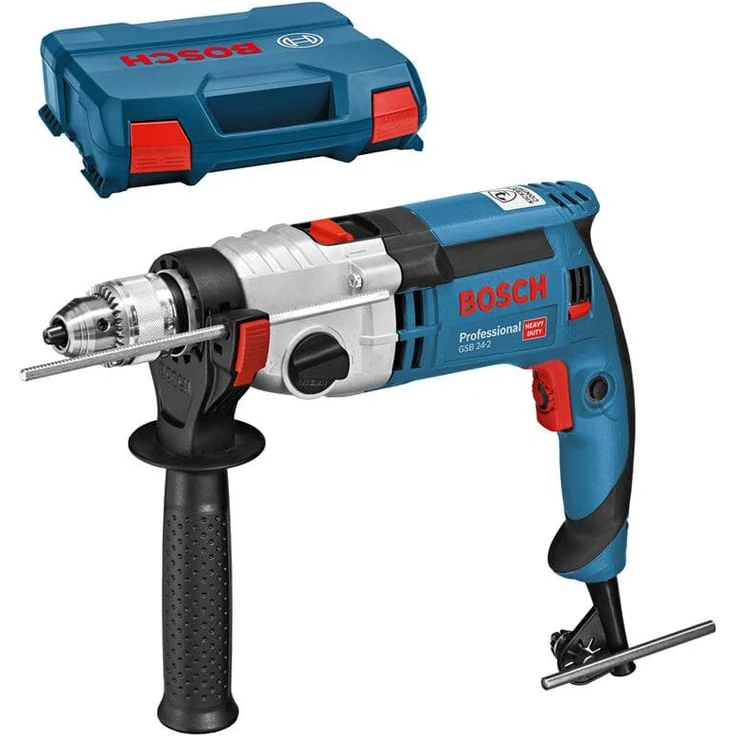 Bosch Professional Schlagbohrmaschine GSB 24-2 (1.100 Watt, max. Drehmoment: 40-14,5 Nm, in L-Case) – Bild 1