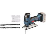 Bosch Professional 18V System Akku Stichsäge GST 18 V-LI S (Stabversion, Schnitttiefe in Holz-Alu-Metall: 120-20-8 mm, 3 Stichsägeblätter, Spanreißschutz, ohne Akkus und Ladegerät, im Karton)