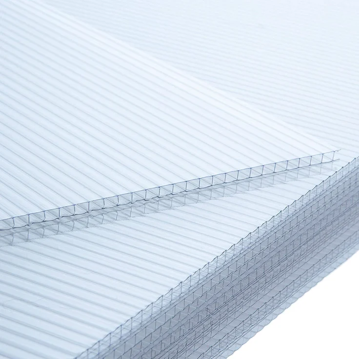 Estexo Doppelstegplatten Hohlkammerplatten 14x Kunststoff Polycarbonat Stegplatten 4mm – Bild 2