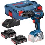 Bosch Professional GSB 18V-55 Akku Schlagbohrschrauber 18 V 55 Nm Brushless 2x Akku 2,0 Ah Ladegerät L-Boxx - 06019H5370