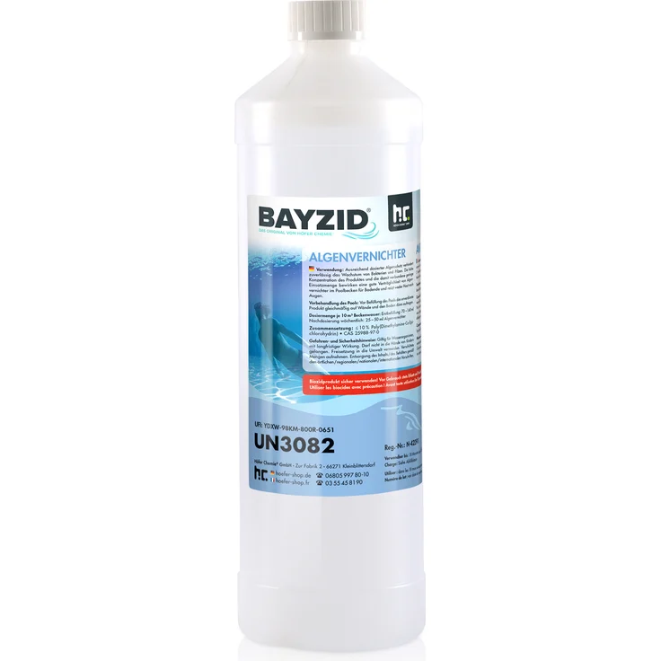 6 x 1 Liter Algenvernichter BAYZID in 1 L Flaschen – Bild 1