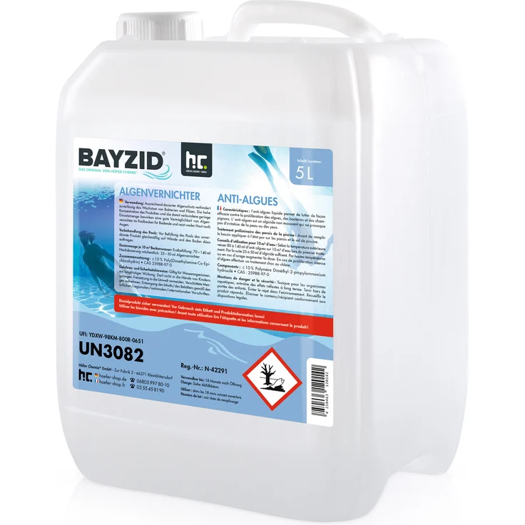 2 x 5 Liter Algenvernichter BAYZID in 5 L Kanistern – Bild 1