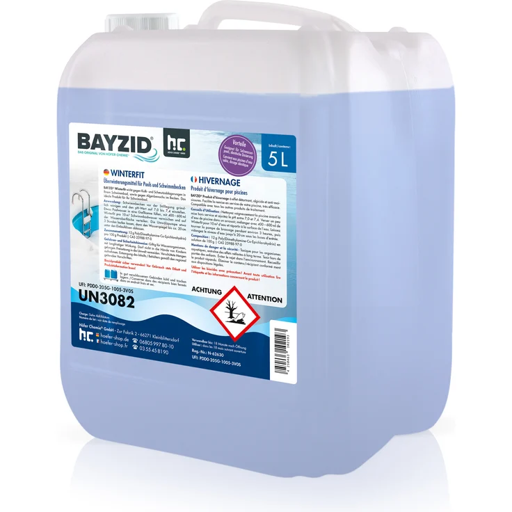 1 x 5 Liter BAYZID Winterfit Überwinterungsmittel für Pools – Bild 1