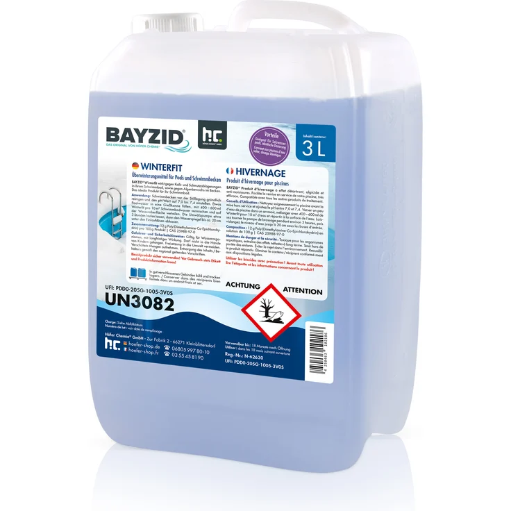 1 x 3 Liter BAYZID Winterfit Überwinterungsmittel für Pools – Bild 1