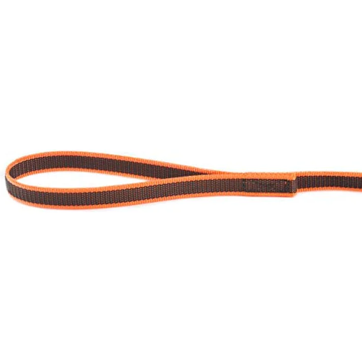 Julius-K9 Schleppleine Super Grip, gummierte und wasserfeste Hundeleine mit Handschlaufe, orange – Bild 5