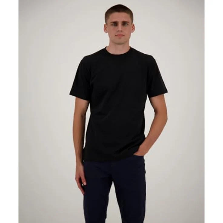 Ragman T-Shirt Crew Neck SS Regular Fit 2PK, Herren Casual Shirts, bequem sitzend, Schwarz, (3XL) – Bild 4