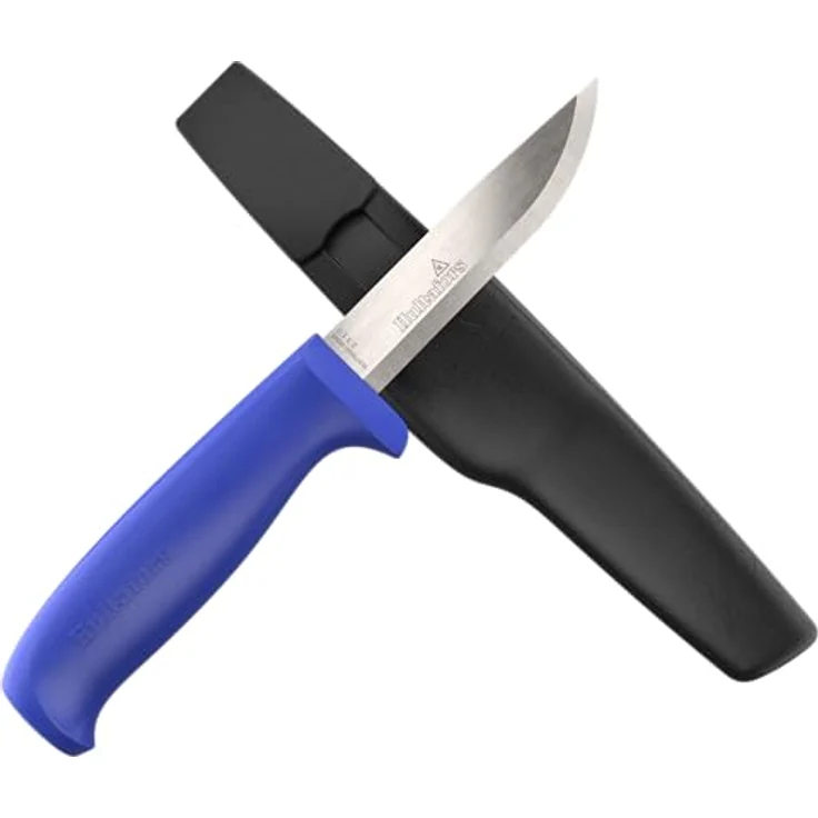 Hultafors Handwerkermesser RFR, Allzweckmesser mit rostfreier Edelstahlspezialklinge, ultraresistentem Kunststoff-Griff, inklusive Holster und Halterung für Arbeitshose, 20,8 cm Länge, 9,3 cm Klingenlänge – Bild 1