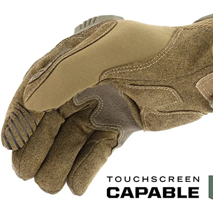 Mechanix Wear Tactical M-Pact Arbeitshandschuhe, TPR-Stoßschutz, touchscreen-fähiges Kunstleder, COYOTE BROWN, Größe L – Bild 2
