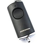 Hörmann Handsender HSE1 868-BS (Struktur Chrom schwarz, mit ‚Tastenfunktion, mit Öse für Schlüsselanhänger, BiSecur Funktechnologie) 4511728