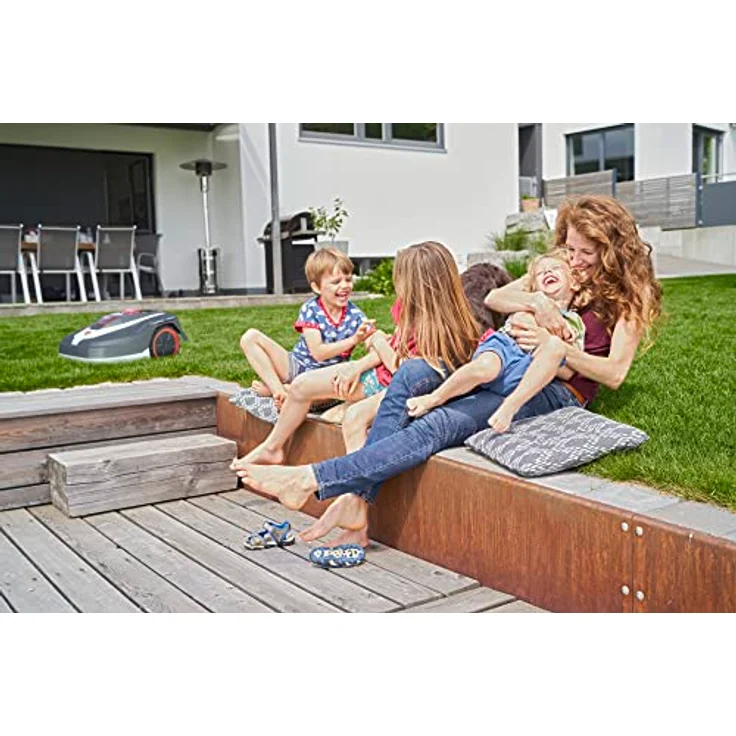 AL-KO Mähroboter Robolinho® 550W, Schnittbreite 20 cm, Li-Ion-Akku 20 V/2,5 Ah, für Flächen bis 550 m², max. Steigfähigkeit 45%, sehr leise 60 dbA – Bild 2
