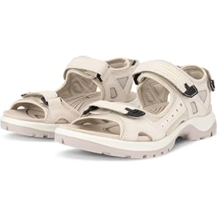 Ecco Offroad Ladies Limestone, Sicherheitssandalen für Damen, Beige, mit Stretch-fit Innenmaterial und RECEPTOR® Technologie, Größe 38 – Bild 4