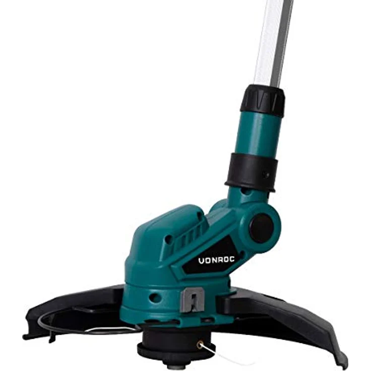 VONROC Akku-Rasentrimmer 250mm, kabelloser Gartentrimmer mit 20V Akku und Tap and Go System, inkl. 2x4m Drahtspule, teleskopische Stange – Bild 6