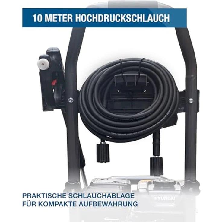 HYUNDAI HYW3400P, Benzin-Hochdruckreiniger mit 5 PS, 234 bar, 540 l/h und 10m Schlauch – Bild 7