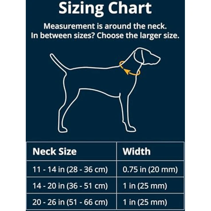RUFFWEAR Crag Dog Collar, verstellbarer Hundehalsband aus reflektierendem Tubelok-Gewebe, Aluminium V-Ring, 51-66cm, Rising Wave – Bild 2