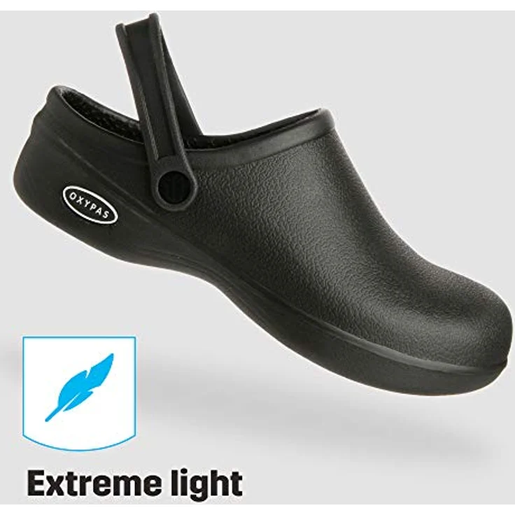 OXYPAS Oxypas SuperleHichte Klemomp Bestlight1, ultraleichter Arbeitsschuh aus EVA, metallfrei, chemisch und UV-beständig, waschbar bis 30°C, für Gastronomie und Gesundheitswesen – Bild 2