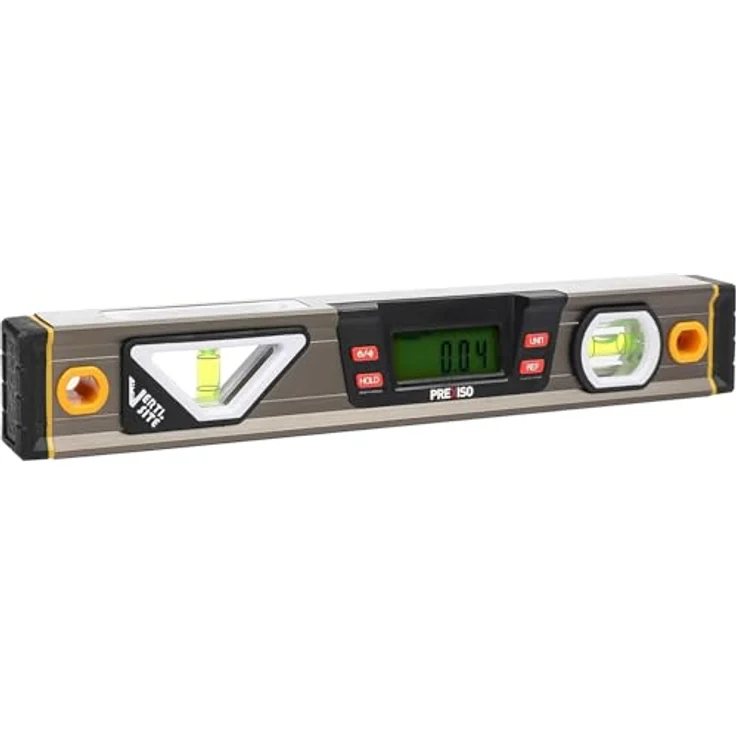 PREXISO PTD250, Digitale Wasserwaage mit Hold/Lock-Messfunktion und Hintergrundbeleuchtung – Bild 1