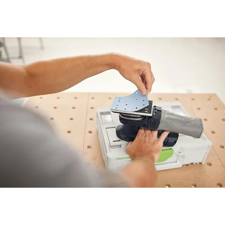 Festool Schleifmittel-Systainer³ SYS-STF 80X133 GR-Set Granat - Speziell für VOC Lacke und harte Untergründe geeignet – Bild 4