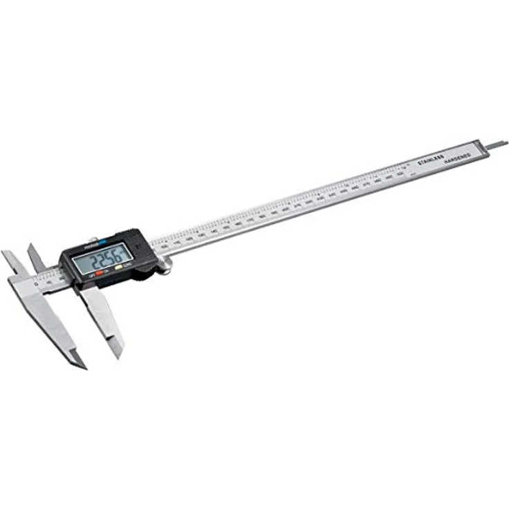 Fixpoint digitale Schieblehre - Messschieber mit LCD-Display extra lang bis 300mm – Bild 2