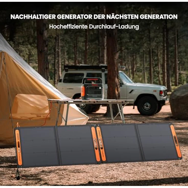 Jackery Explorer 1000 v2 Solargenerator mit 100W Solarpanel, 1070Wh LiFePO4 Powerstation, 1500W AC/100W USB-C, 1 Std. Schnellladung, Outdoor, Off-Grid, RV, Notfall – Bild 4