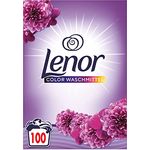 Lenor Farbe Waschmittel Pulver, Amethyst Blütentraum, 100 Waschladungen, 6.5kg