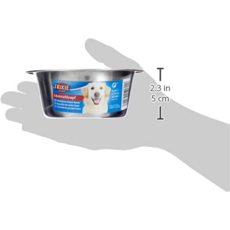 Trixie Edelstahlnapf 0,45 l/ø 12 cm – Bild 4
