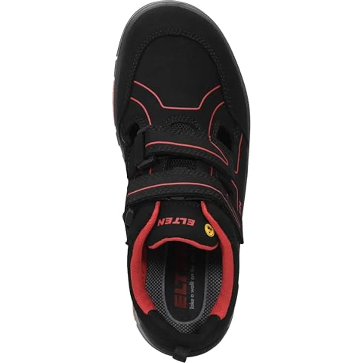 ELTEN Sicherheitssandale ANTHONY red Easy ESD S1 TYP 1 7175501, Mikrofaser, atmungsaktives Textilfutter, Stahlkappe, Größe 42 – Bild 6