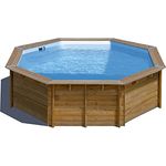PCS-ERG - Pool Komplettset aus Echtholz Violette 500 x 127 cm