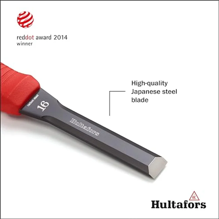 Hultafors Meißel-Set, 5-teiliges Set mit hochwertigen japanischen Stahlklingen, verstaut in praktischer Leinentasche – Bild 6