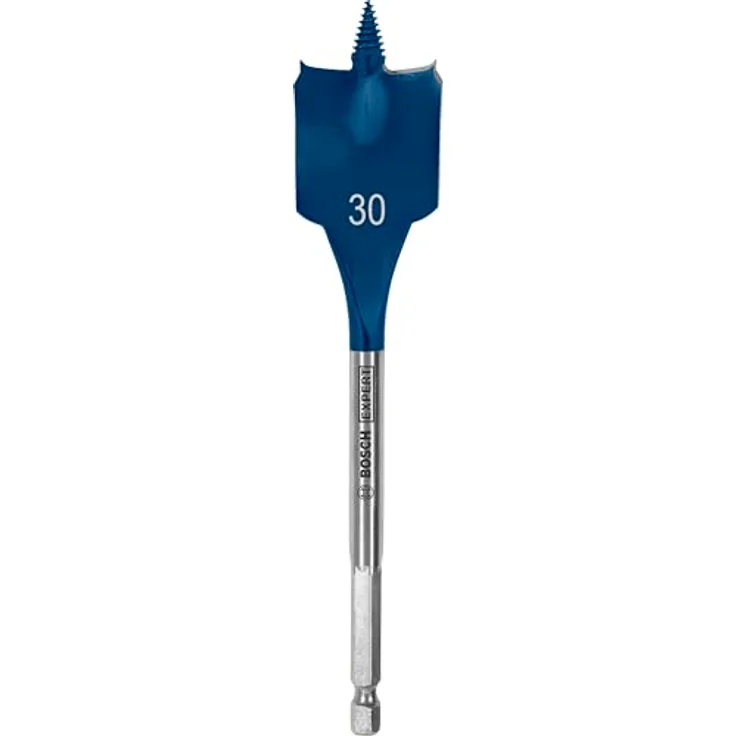 Bosch Expert Self Cut Speed Spade Bit, 30mm x 152mm, HEX Shank, schnelles Bohren in Weichholz, 1 Pc – Bild 1