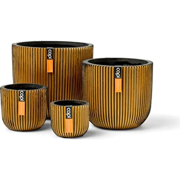 Capi Europe 4er Set Blumentopf für Innen Groove