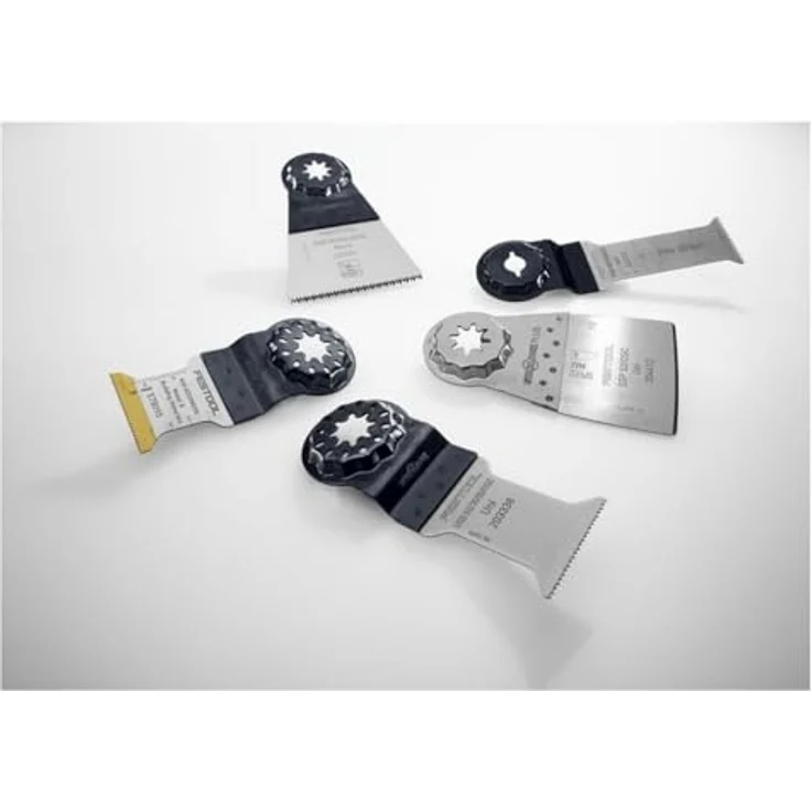 Festool Oszillierer-Sägeblatt-Set OSC-SORT/5, 5-teiliges Set für Holz, Metall und abrasive Materialien mit werkzeuglosem Sägeblattwechsel – Bild 2