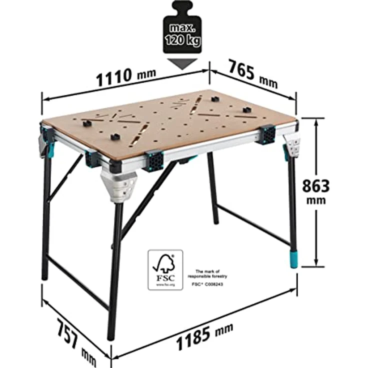 Wolfcraft Werkbank MASTER work 1600 - 6909000 – Bild 5