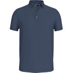 Tommy Hilfiger Poloshirt 1985 SLIM POLO aus leicht strukturiertem Piqué-Material, atmungsaktiv