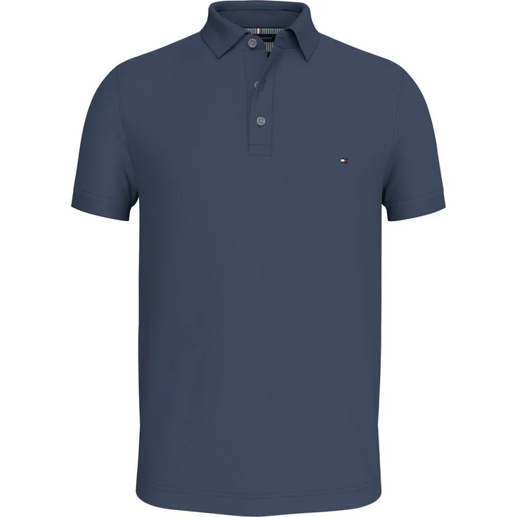 Tommy Hilfiger Poloshirt 1985 SLIM POLO aus leicht strukturiertem Piqué-Material, atmungsaktiv