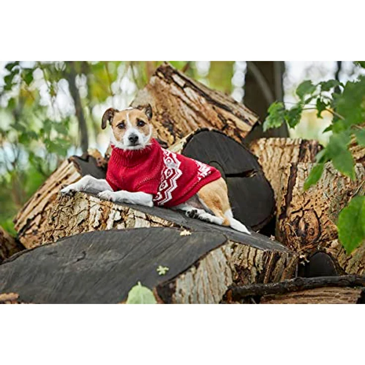 Wolters Norweger Pullover 40cm rot/weiss – Bild 5