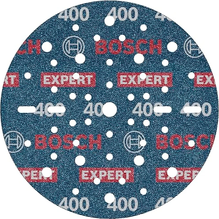 Bosch 6x EXPERT O780 Folienschleifscheibe, Ø 150 mm, Körnung 400, für Hartholz und Farbe auf Holz – Bild 1