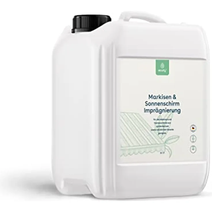 eco:fy Markisen und Sonnenschirm Imprägnierung Spray Sonnensegel Schutz vor Feuchtigkeit und Schmutz UV-stabil (5 Liter)