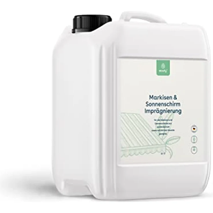 eco:fy Markisen und Sonnenschirm Imprägnierung Spray Sonnensegel Schutz vor Feuchtigkeit und Schmutz UV-stabil (5 Liter) – Bild 1