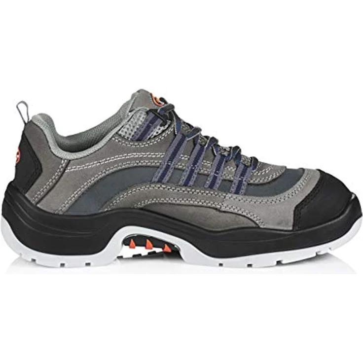 BIG Arbeitsschutz RUNNEX® S2-Sicherheitshalbschuhe TeamStar, hydrophobiertes Nubukleder, Stahlkappe, SRA, schwarz/grau/blau – Bild 5