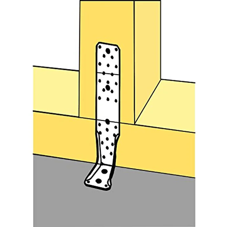 Simpson Winkelverbinder AKR 285x85x65 mm, Langloch aus feuerverzinktem Stahl für optimale Holz-Anschlüsse – Bild 4