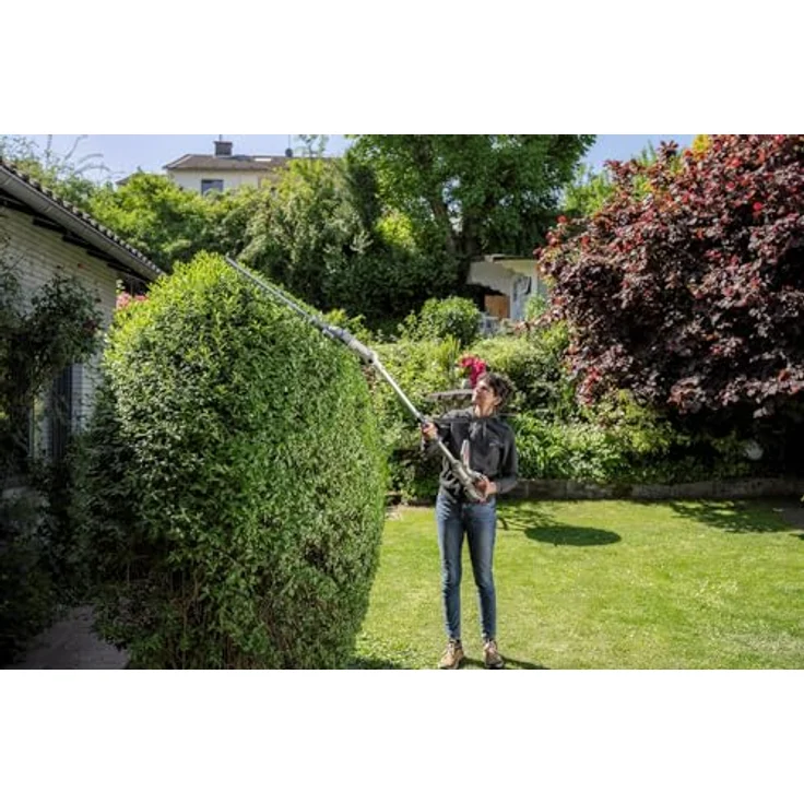 IKRA Akku Teleskop Heckenschere ICPH 2050, 20V, 50 cm Schnittlänge, teleskopierbar 105–210 cm, inkl. 2 Akkus & Schnelllader – Bild 12