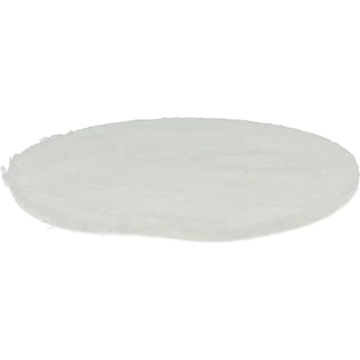 vhbw 6x Polierpad für Kärcher FP 202, PST 1000, FP 303, FP 222 - Polierscheiben-Set für Parkett, Durchmesser 12,5 cm, Weiß, waschbar bei 60°C – Bild 4