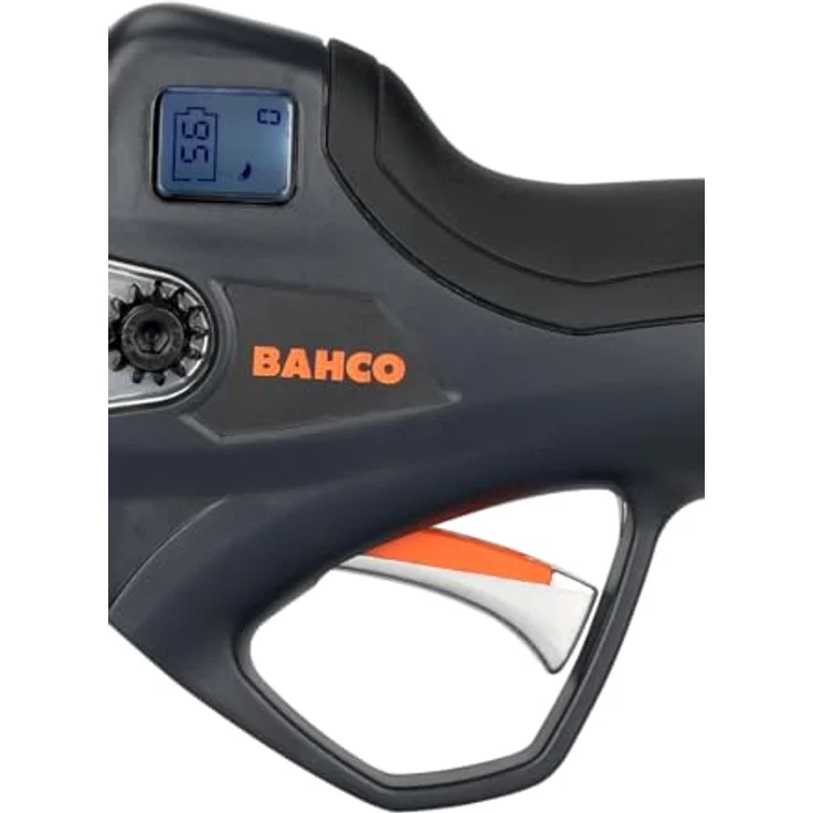 BAHCO Akku-Gartenschere, kabellos, 35 mm mit 2 Batterien und intelligentem Display – Bild 4