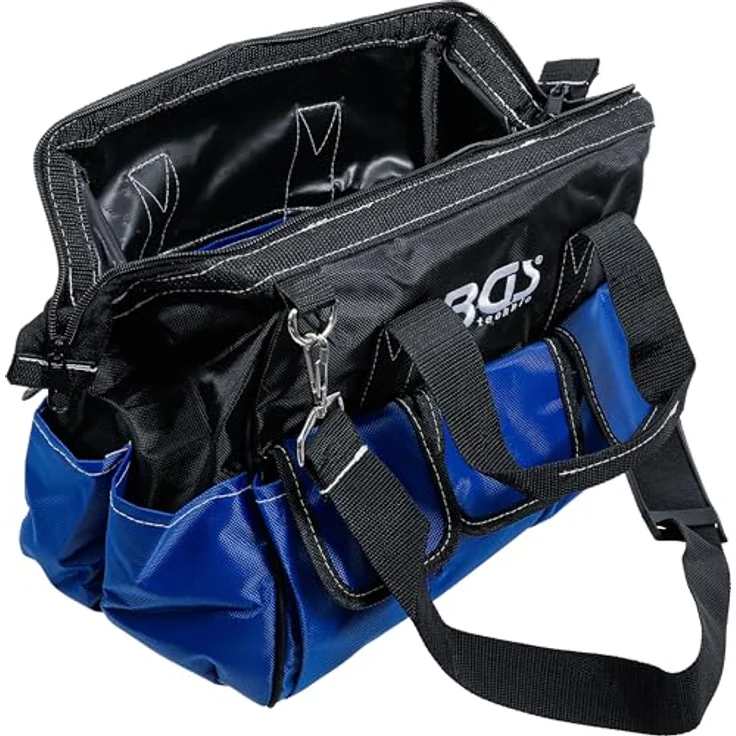 BGS 74389 | Universal Werkzeugtasche | klein | 305 x 190 x 300 mm, strapazierfähig, kompaktes Format, Nylon, Schwarz – Bild 2