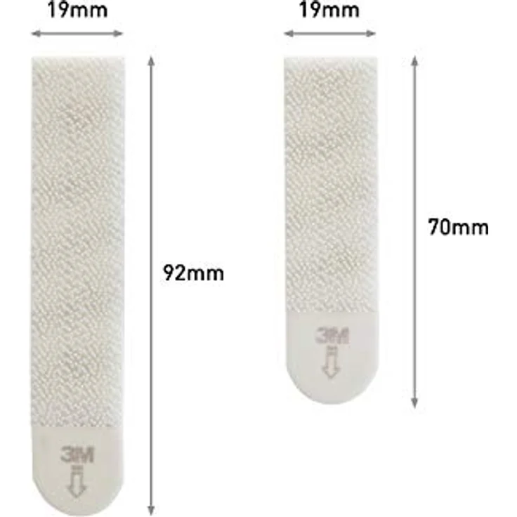 3M Command Bilder-Montage Strips M und L, Vorteilspack Weiß Inhalt: 12 Paar – Bild 3